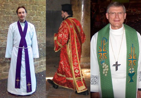 Różne style noszenia stuły źródło