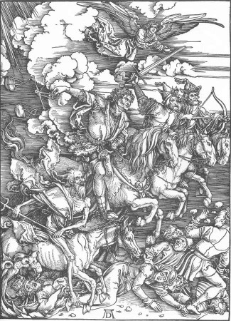 Albrecht Dürer Czterej Jeźdźcy Apokalipsy. Źródło