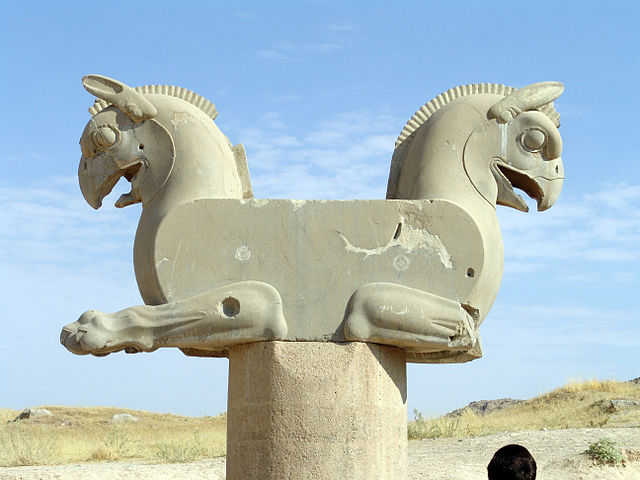 Gryfy strzegą pałacu w Persepolis od ponad 2500 lat.
